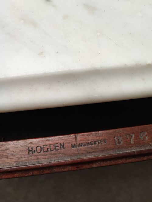 VICTORIAN MAHOGANY DRESSING TABLE BY H OGDEN MANCHESTER - ADDITIONAL PHOTO 3