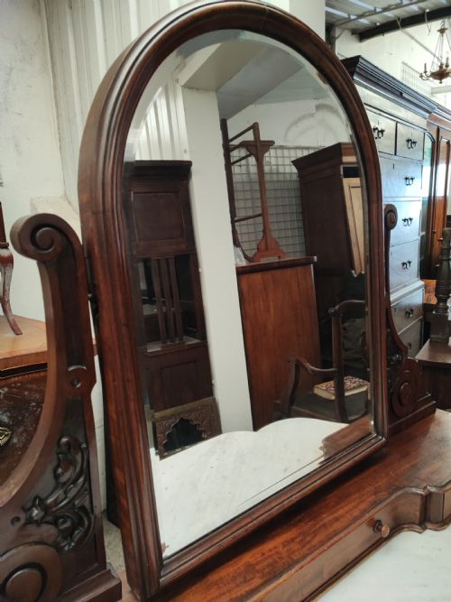 VICTORIAN MAHOGANY DRESSING TABLE BY H OGDEN MANCHESTER - ADDITIONAL PHOTO 13