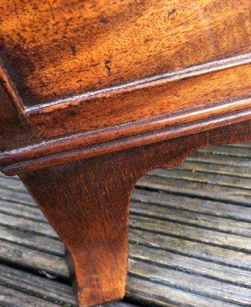 A QUALITY GEORGE III MAHOGANY BOW FRONT CHEST - ADDITIONAL PHOTO 4