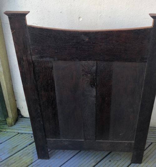 AN ART'S AND CRAFTS OAK STICK STAND ATT TO SHAPLAND AND PETTER - ADDITIONAL PHOTO 1