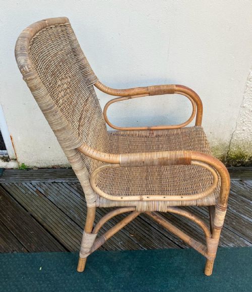 AN ANTIQUE DRYAD CANE ARMCHAIR - ADDITIONAL PHOTO 3