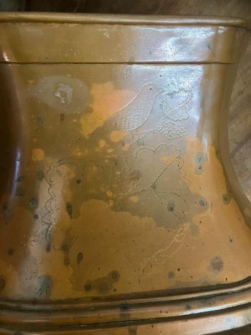 AN UNUSUAL ANTIQUE FRENCH COPPER SINK AND WATER CISTERN - ADDITIONAL PHOTO 1