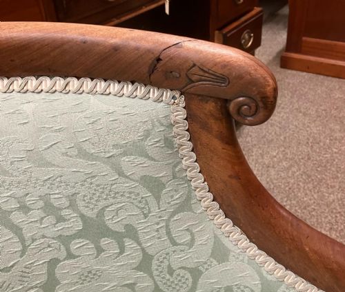 A FINE FRENCH MAHOGANYBERGER READING LIBARY ARM CHAIR - ADDITIONAL PHOTO 1