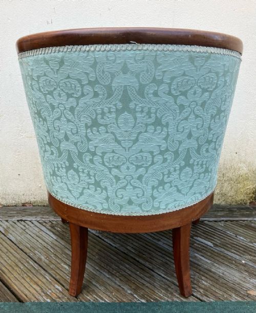 A FINE FRENCH MAHOGANYBERGER READING LIBARY ARM CHAIR - ADDITIONAL PHOTO 3