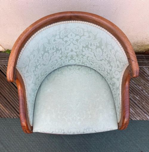 A FINE FRENCH MAHOGANYBERGER READING LIBARY ARM CHAIR - ADDITIONAL PHOTO 6