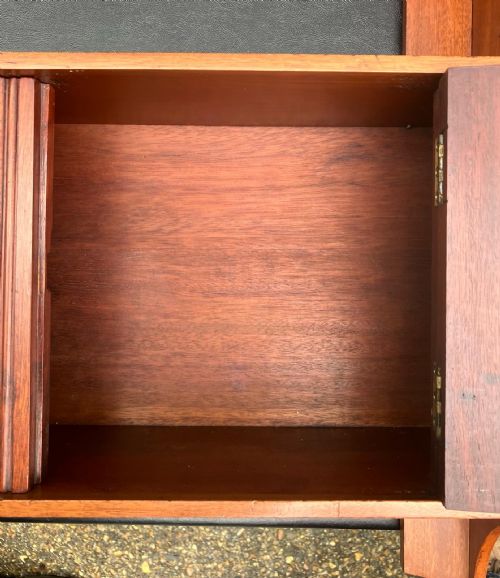 ASTHETIC MOVEMENT HANGING WALL CABINET IN WALNUT - ADDITIONAL PHOTO 1