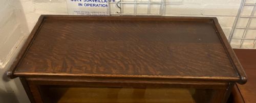 AN EDWARDIAN OAK 4 SECTION STACKING BOOKCASE - ADDITIONAL PHOTO 3