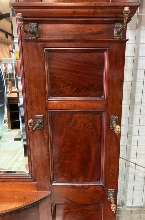 A FINE VICTORIAN MAHOGANY HALLSTAND - ADDITIONAL PHOTO 4