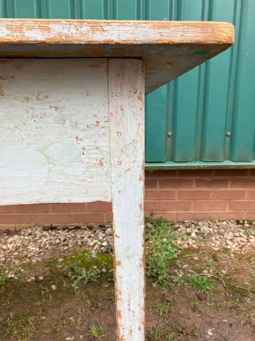 18C SWEDISH ORIGINAL PAINTWORK PINE TABLE - ADDITIONAL PHOTO 5