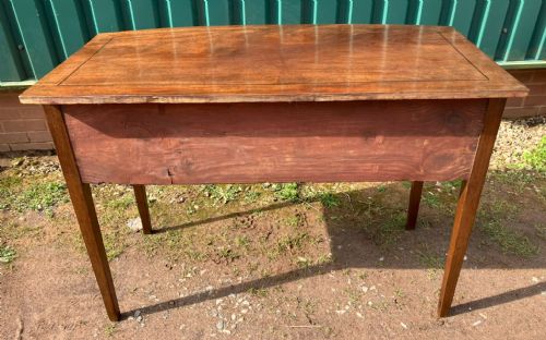 REGENCY MAHOGANY EBONY INLAID SMALL SIDEBOARD OR WRITING TABLE - ADDITIONAL PHOTO 4