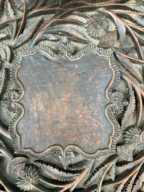 AN ANTIQUE ANGLO INDIAN HARDWOOD OCCASIONAL OR LAMP TABLE - ADDITIONAL PHOTO 4