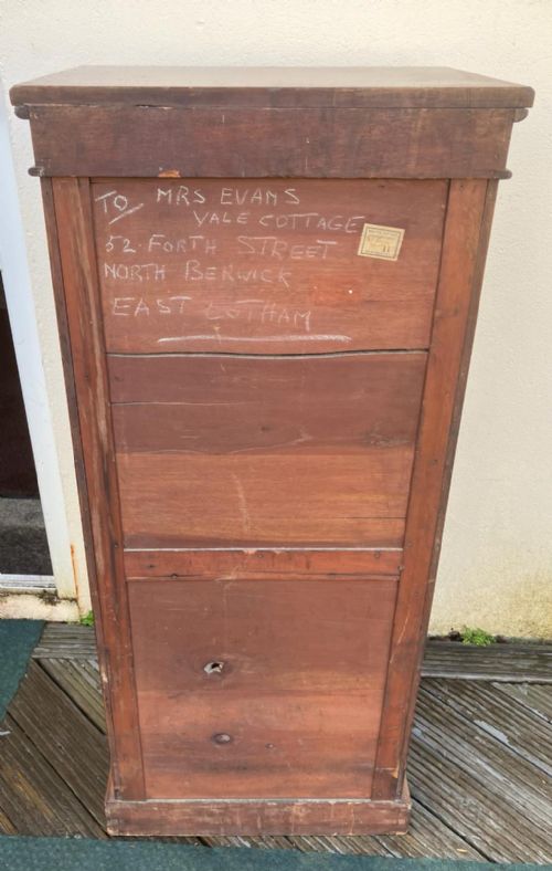 A QUALITY WILLIAM IV MAHOGANY WELLINGTON CHEST OF DRAWERS - ADDITIONAL PHOTO 5