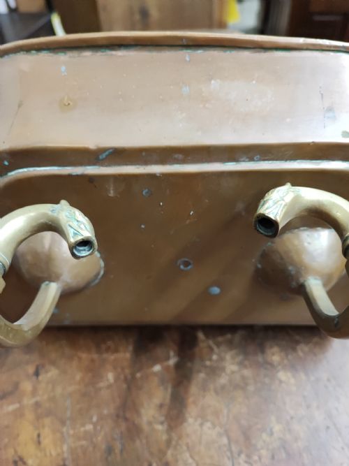 AN UNUSUAL ANTIQUE FRENCH COPPER SINK AND WATER CISTERN - ADDITIONAL PHOTO 12