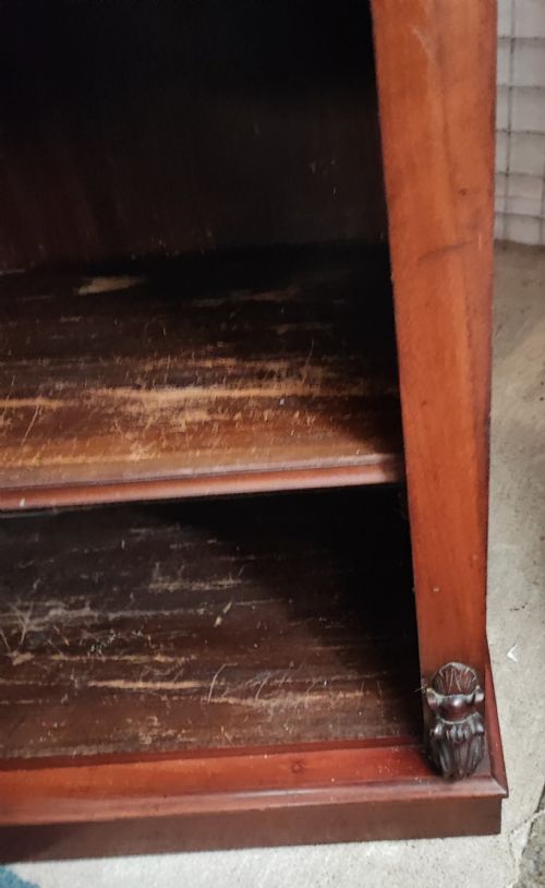 A QUALITY VICTORIAN MAHOGANY OPEN BOOKCASE - ADDITIONAL PHOTO 6
