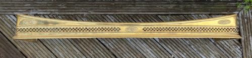 VICTORIAN BRASS PIERCED FENDER