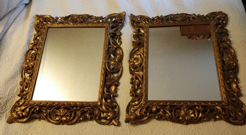 QUALITY PAIR OF ANTIQUE GILTWOOD FLORENTINE MIRRORS - ADDITIONAL PHOTO 14
