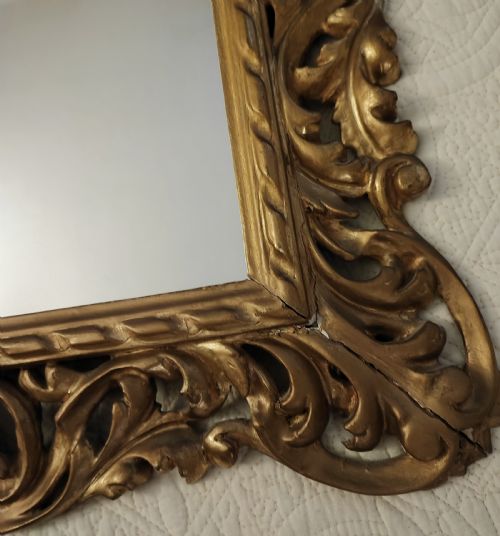 QUALITY PAIR OF ANTIQUE GILTWOOD FLORENTINE MIRRORS - ADDITIONAL PHOTO 15