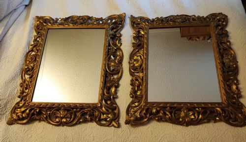 QUALITY PAIR OF ANTIQUE GILTWOOD FLORENTINE MIRRORS - ADDITIONAL PHOTO 21