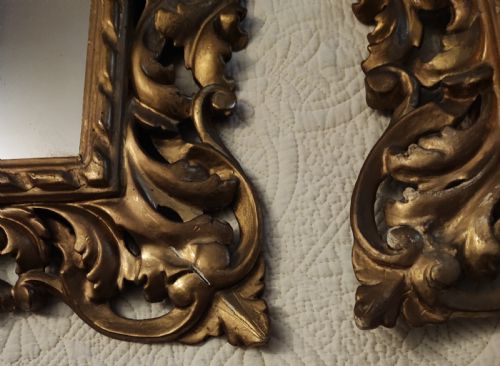 QUALITY PAIR OF ANTIQUE GILTWOOD FLORENTINE MIRRORS - ADDITIONAL PHOTO 27