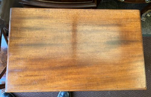 A QUALITY ANTIQUE MAHOGANY CHEST OF DRAWERSOF BEDSIDE SIZE - ADDITIONAL PHOTO 4