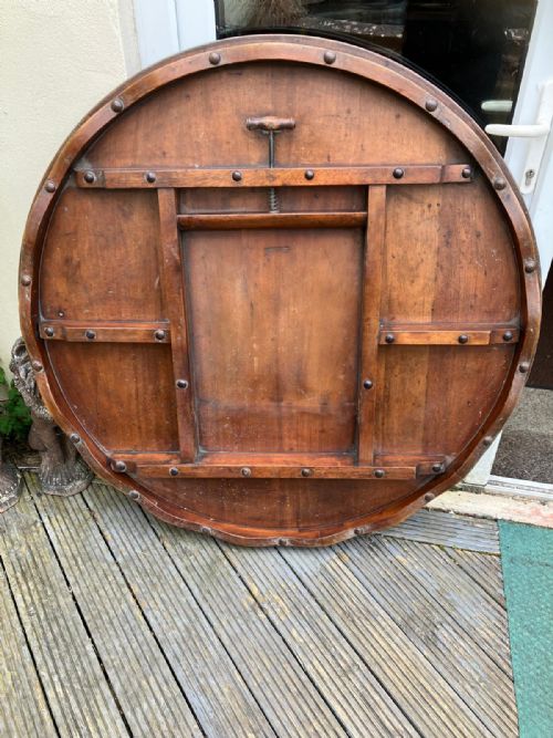 ANTIQUE VICTORIAN BURR WALNUT AND PROBABLY YEW TREE BASE GROTTO OR CENTRE TABLE - ADDITIONAL PHOTO 3