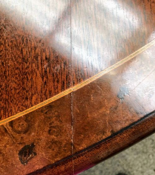 ANTIQUE MAHOGANY CIRCULAR DINING TABLEOF LARGE SCALE IN THE REGENCY STYLE - ADDITIONAL PHOTO 6
