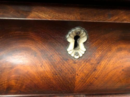 A QUALITY ANTIQUE FRENCH MAHOGANY SECRETAIRE ABATTANT DESK - ADDITIONAL PHOTO 2