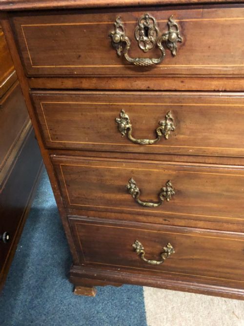 GEORGIAN MAHOGANY CHEST OF DRAWERS - ADDITIONAL PHOTO 5