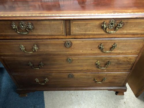 GEORGIAN MAHOGANY CHEST OF DRAWERS - ADDITIONAL PHOTO 7