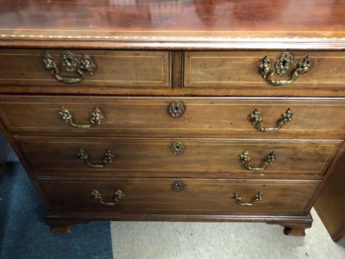GEORGIAN MAHOGANY CHEST OF DRAWERS - ADDITIONAL PHOTO 8