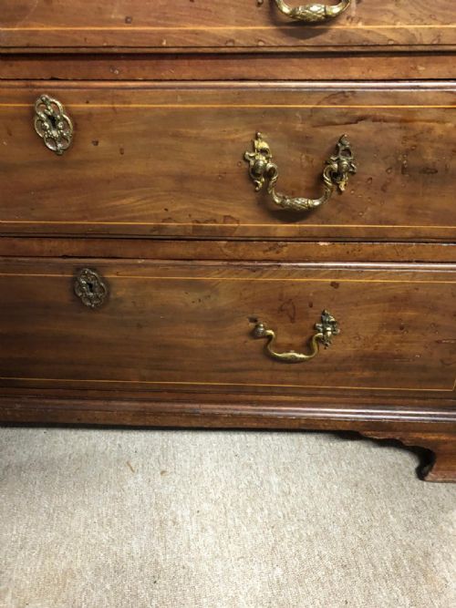 GEORGIAN MAHOGANY CHEST OF DRAWERS - ADDITIONAL PHOTO 10