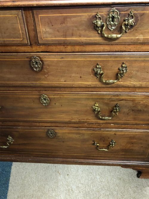 GEORGIAN MAHOGANY CHEST OF DRAWERS - ADDITIONAL PHOTO 11