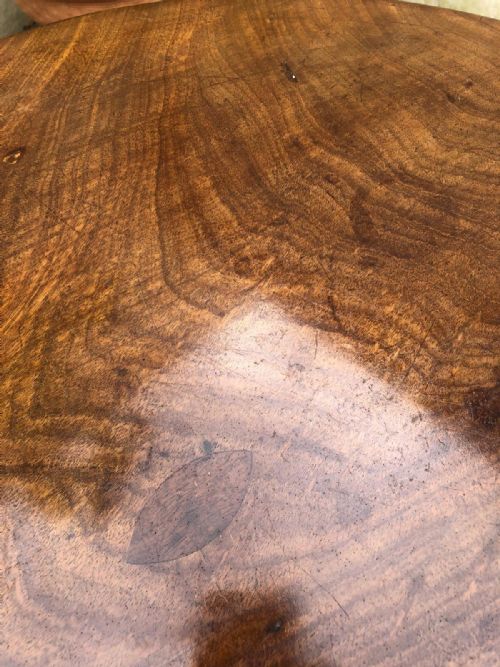 AN ANTIQUE GEORGIAN MAHOGANY TRIPOD TABLE - ADDITIONAL PHOTO 6