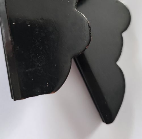 PAIR OF ANTIQUE ASTHETIC MOVEMENT PAPER MACHE WALL BRACKETS - ADDITIONAL PHOTO 2