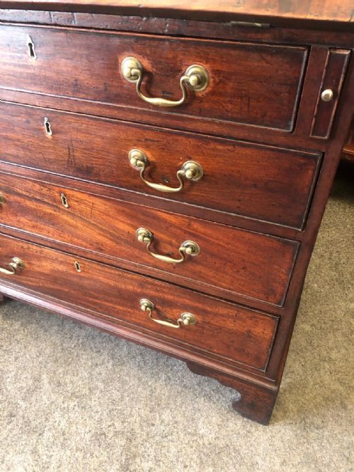 GEORGIAN MAHOGANY BUREAU - ADDITIONAL PHOTO 13