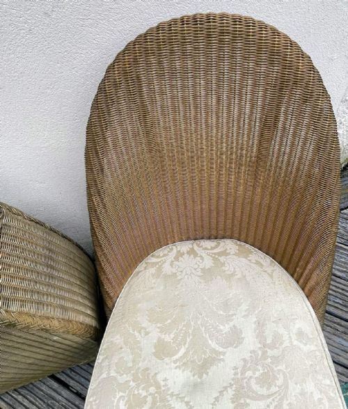 ANTIQUE LLOYD LOOM BASKET AND CHAIR - ADDITIONAL PHOTO 2