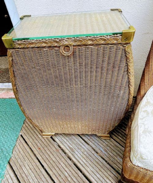 ANTIQUE LLOYD LOOM BASKET AND CHAIR - ADDITIONAL PHOTO 3
