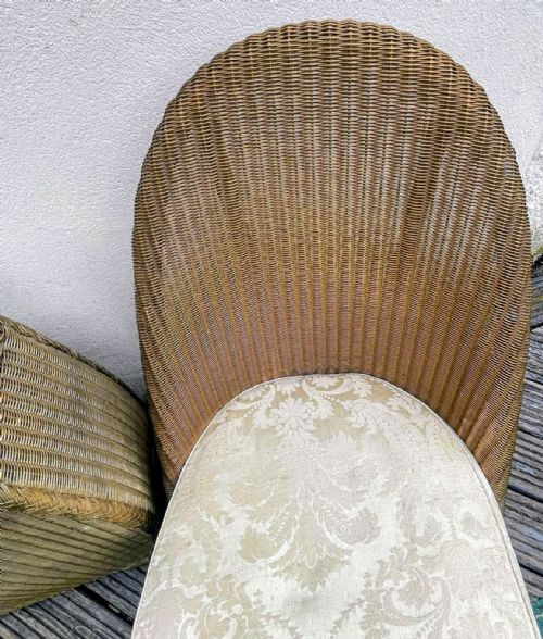 ANTIQUE LLOYD LOOM BASKET AND CHAIR - ADDITIONAL PHOTO 7