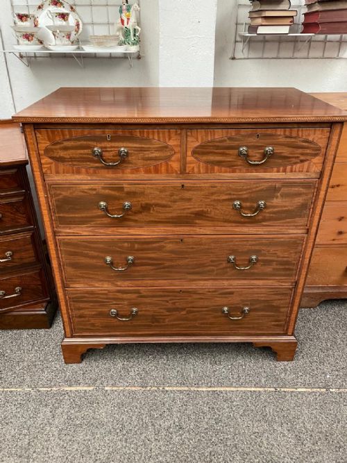 a quality antique inland mahogany chest of drawers - CATEGORY: ANTIQUE CHEST OF DRAWERS - DATED EDWARDIAN