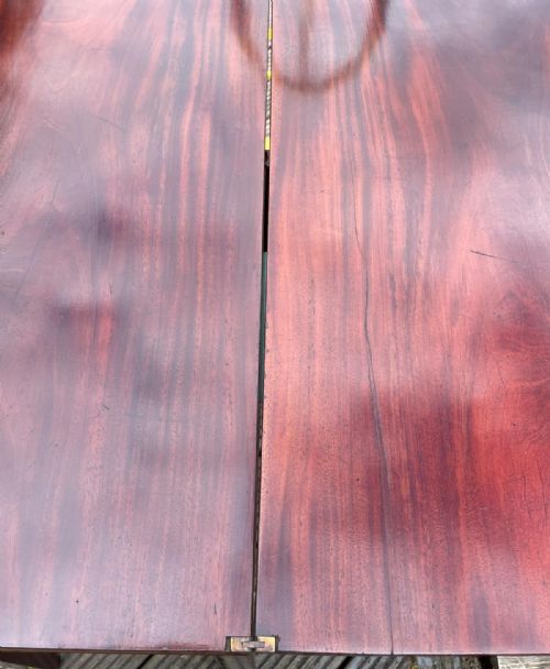 GEORGIAN MAHOGANY TEA AND SIDE TABLE - ADDITIONAL PHOTO 8