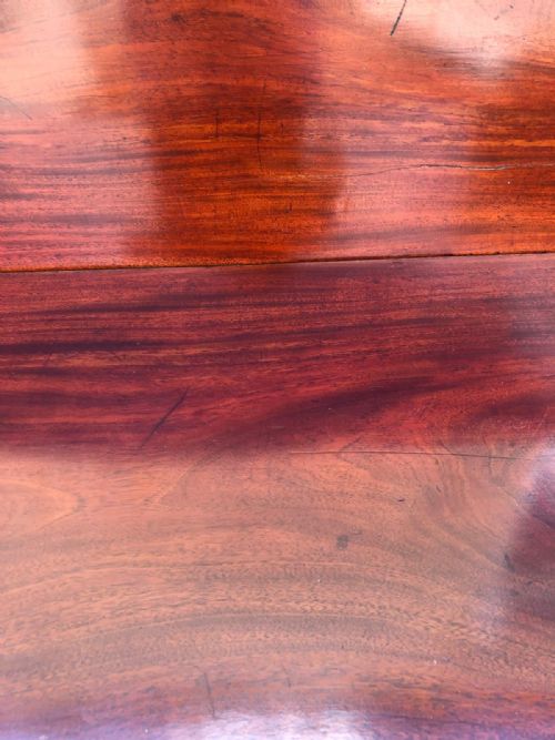 GEORGIAN MAHOGANY TEA AND SIDE TABLE - ADDITIONAL PHOTO 14