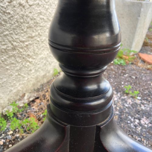 GEORGIAN MAHOGANY 3 TIER DUMB WAITER - ADDITIONAL PHOTO 3