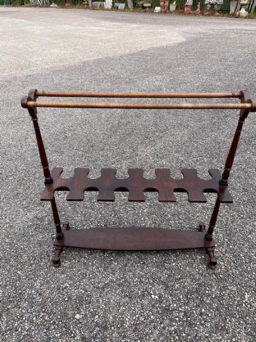 a regency mahogany boot rack - CATEGORY: ANTIQUE MISCELLANEOUS - DATED REGENCY