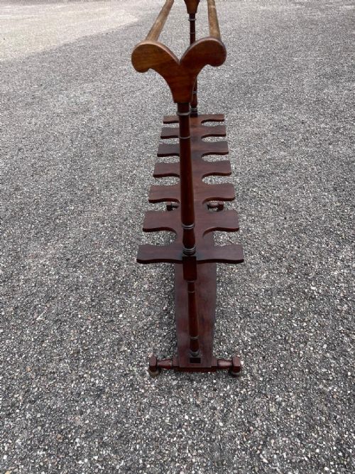A REGENCY MAHOGANY BOOT RACK - ADDITIONAL PHOTO 1