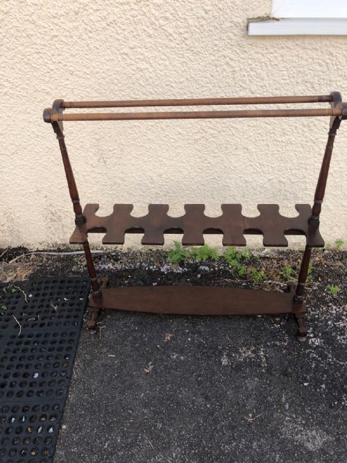 A REGENCY MAHOGANY BOOT RACK - ADDITIONAL PHOTO 2
