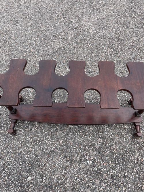 A REGENCY MAHOGANY BOOT RACK - ADDITIONAL PHOTO 3