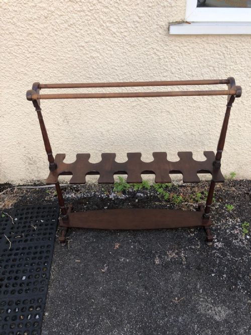 A REGENCY MAHOGANY BOOT RACK - ADDITIONAL PHOTO 5