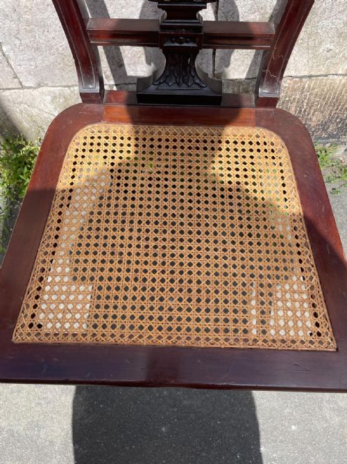 A SUPERB QUALITY MAHOGANY AND GILT BRONZE MUSIC ROOM CHAIR - ADDITIONAL PHOTO 9