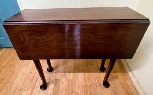 A GEORGIAN MAHOGANY TEA OR SIDE TABLE - ADDITIONAL PHOTO 5