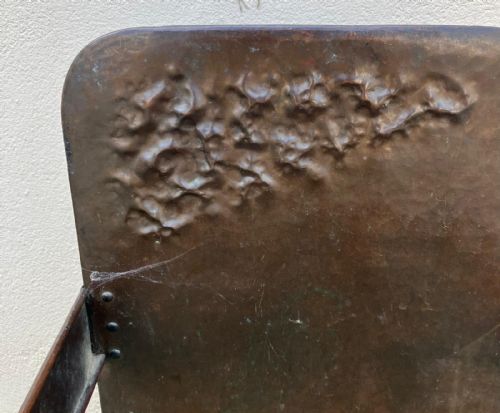 AN UNUSUAL ART'S AND CRAFTS COPPER STICK AND UMBRELLA STAND - ADDITIONAL PHOTO 2